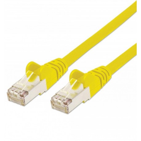 Cavo di rete Patch in rame Cat. 6 Giallo SFTP LSZH 1m ICOC LS6-010YE