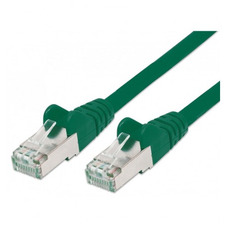 Cavo di rete Patch in rame Cat. 6 Verde SFTP LSZH 1m ICOC LS6-010GREEN