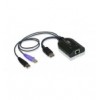 Adattatore KVM USB DisplayPort Virtual Media con supporto Smart Card KA7169 IDATA KA-7169