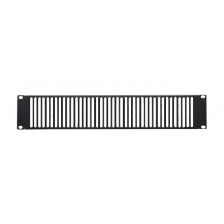 Pannello di Chiusura Ventilato 2U Nero per Rack Audio Video I-CASE AV-ABLANV2