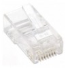 Confezione 100 Plug RJ45 UTP per Cavo Rigido Cat.6