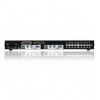 Switch KVM Cat 5 2-console 16-porte con porta Daisy-Chain, KH2516A