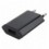 Caricatore USB 1A Compatto Spina Europea Nero
