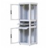 Armadio Rack 19'' 600x800 38U con Ripiano Tastiera Grigio