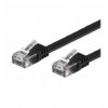 Cavo di Rete Patch Flat in Rame Cat.6A UTP 10m Nero