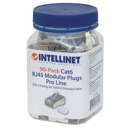 Confezione 90 plug Modulari Pro Line RJ45 Cat.6 IWP-JAR-C6SRF