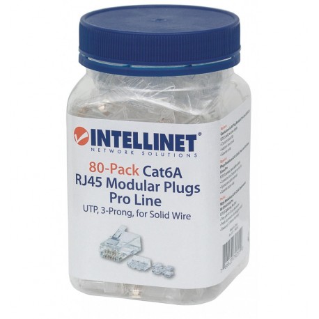 Confezione 80 plug Modulari Pro Line RJ45 Cat.6A IWP-JAR-C6AUF