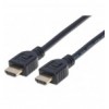Cavo HDMI CL3 High Speed con Ethernet A/A M/M 1m Nero ICOC HDMI-CL3-010