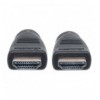 Cavo HDMI CL3 High Speed con Ethernet A/A M/M 8m Nero