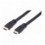 Cavo HDMI CL3 High Speed con Ethernet A/A M/M 10m Nero