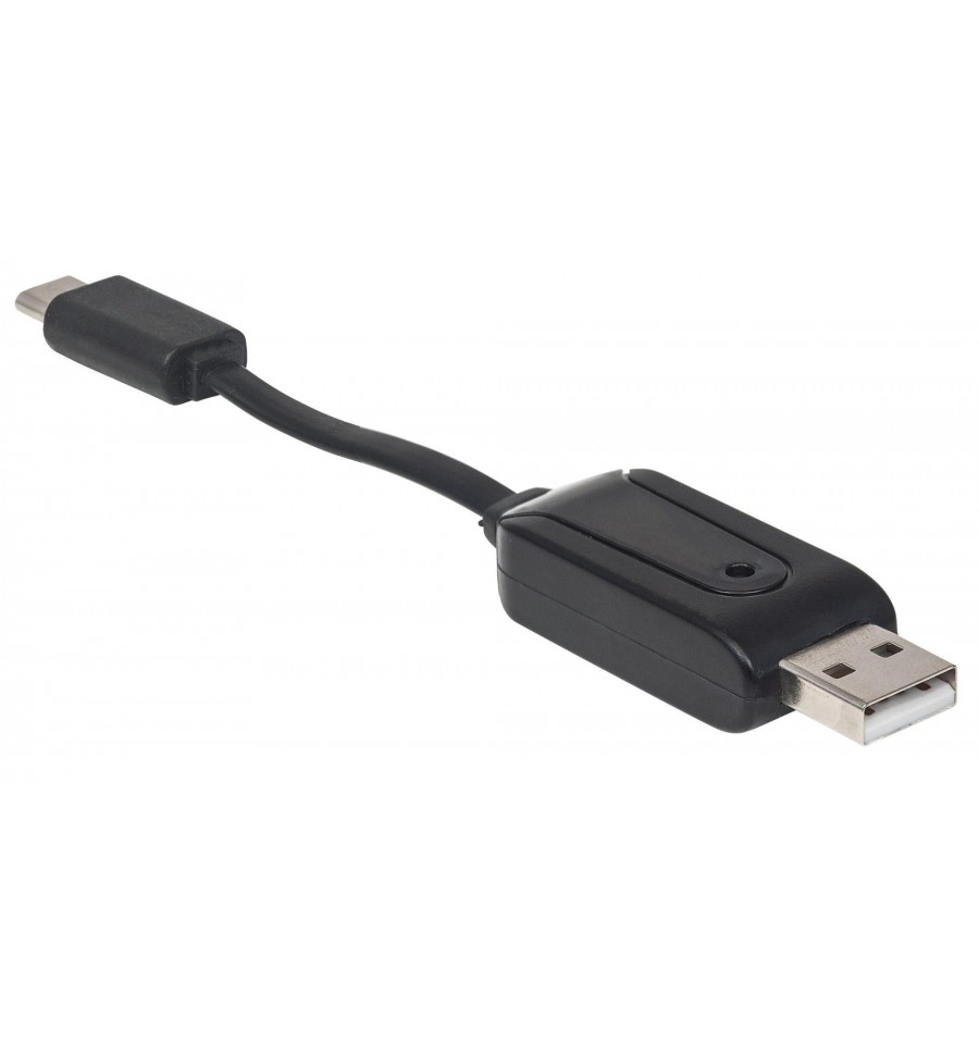 Mini Lettore Card Reader USBC™ SD MicroSD 60mm Nero IUSBCARDC018