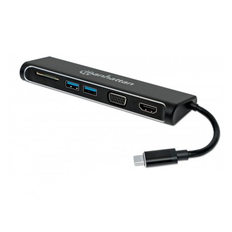 Convertitore USB-C™ a HDMI / VGA Docking Station 4-in-1 IADAP USBC-MULTISD