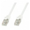 Cavo di Rete Patch in Rame Cat.6 Bianco UTP 1m ICOC U6-6U-010-WHT