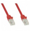 Cavo di Rete Patch in Rame Cat.6 Rosso UTP 0,3m