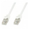 Cavo di Rete Patch in Rame Cat.6 Bianco UTP 3m ICOC U6-6U-030-WHT