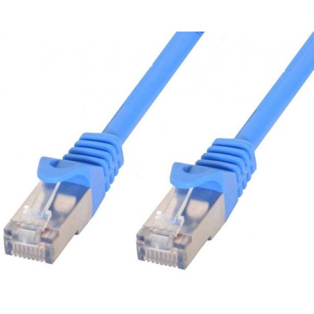 Cavo di rete Patch in rame Cat.6 Blu SFTP LSZH 1m ICOC LS6-010-BLT