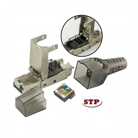 Plug Modulare RJ45 Cat.6A Schermato Toolless IWP-8P8C-CAT6AS