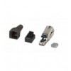  Plug Modulare RJ45 Cat.6A Schermato Toolless