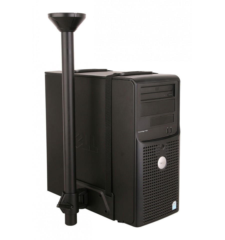 Supporto Regolabile Per CPU Sotto Scrivania O A Parete - Portata Fino A 10kg, Rotazione 360&deg;