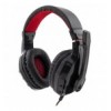 Cuffie Gaming con Microfono Panther Nero Rosso GHS-1641 ICSB-GHS1641BR