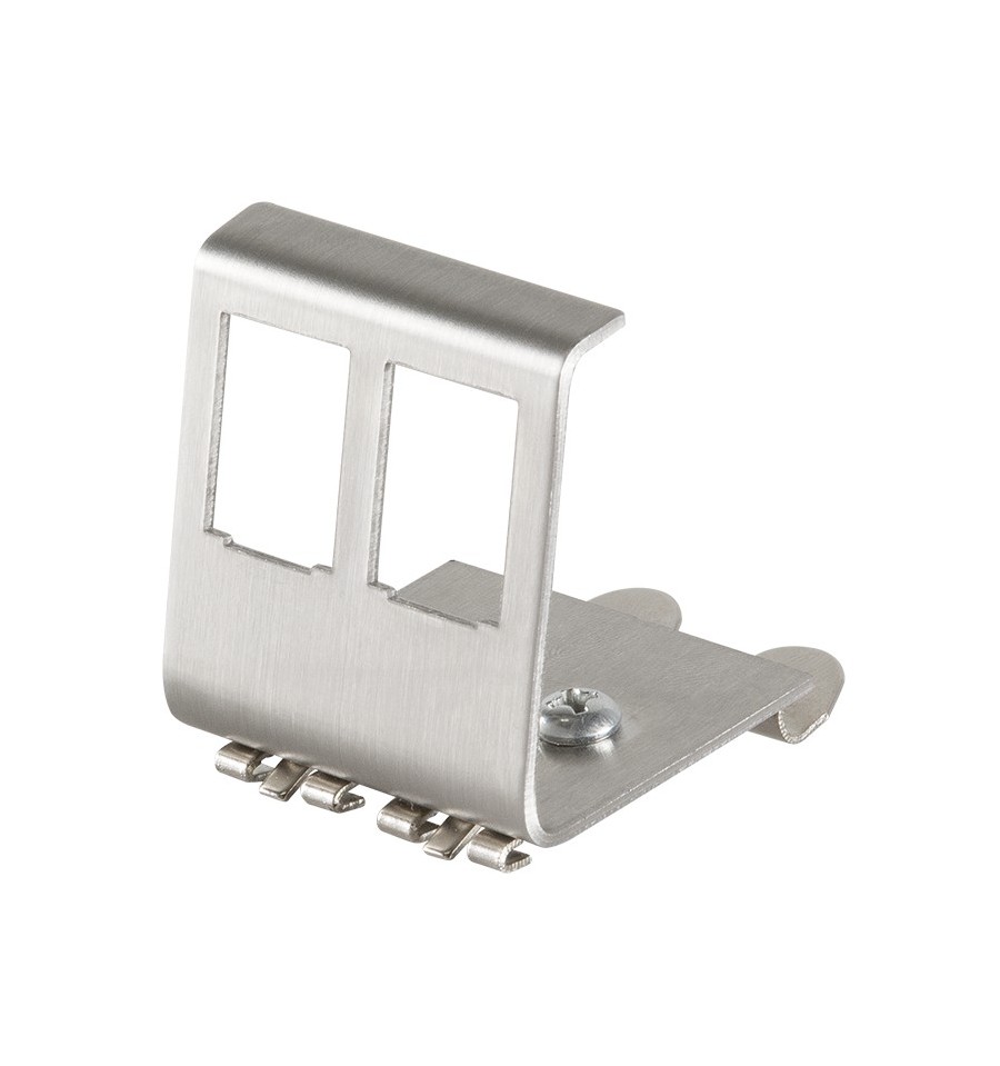 Adattatore Guida DIN DIGITUS - 2 Porte, Angolo 45°, Acciaio Inox, Per Moduli Keystone - Foto 7