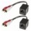 Convertitore Extender Audio RJ45 Cat.5 2xRCA