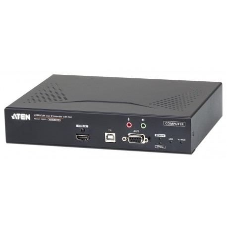 Trasmettitore KVM over IP a schermo singolo 4K HDMI con PoE