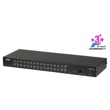 Switch KVM Cat.5 a 32 porte con porta Daisy-Chain