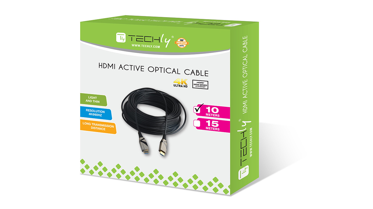 Cavo HDMI 2.0 4K Ultra HD Attivo in Fibra Ottica